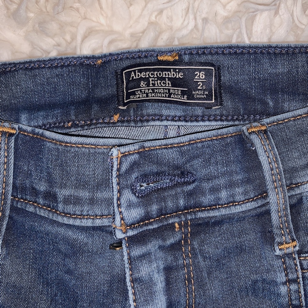abercrombie and fitch skinny high rise jeans